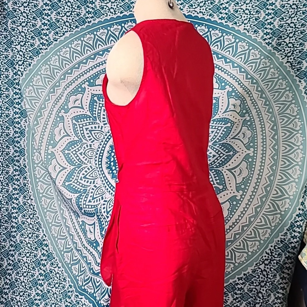 Banana Republic Linen blend cropped jumpsuit